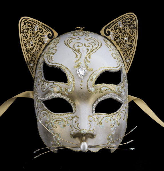 Masques Chat Gatto Masques De Venise En Papier Mache